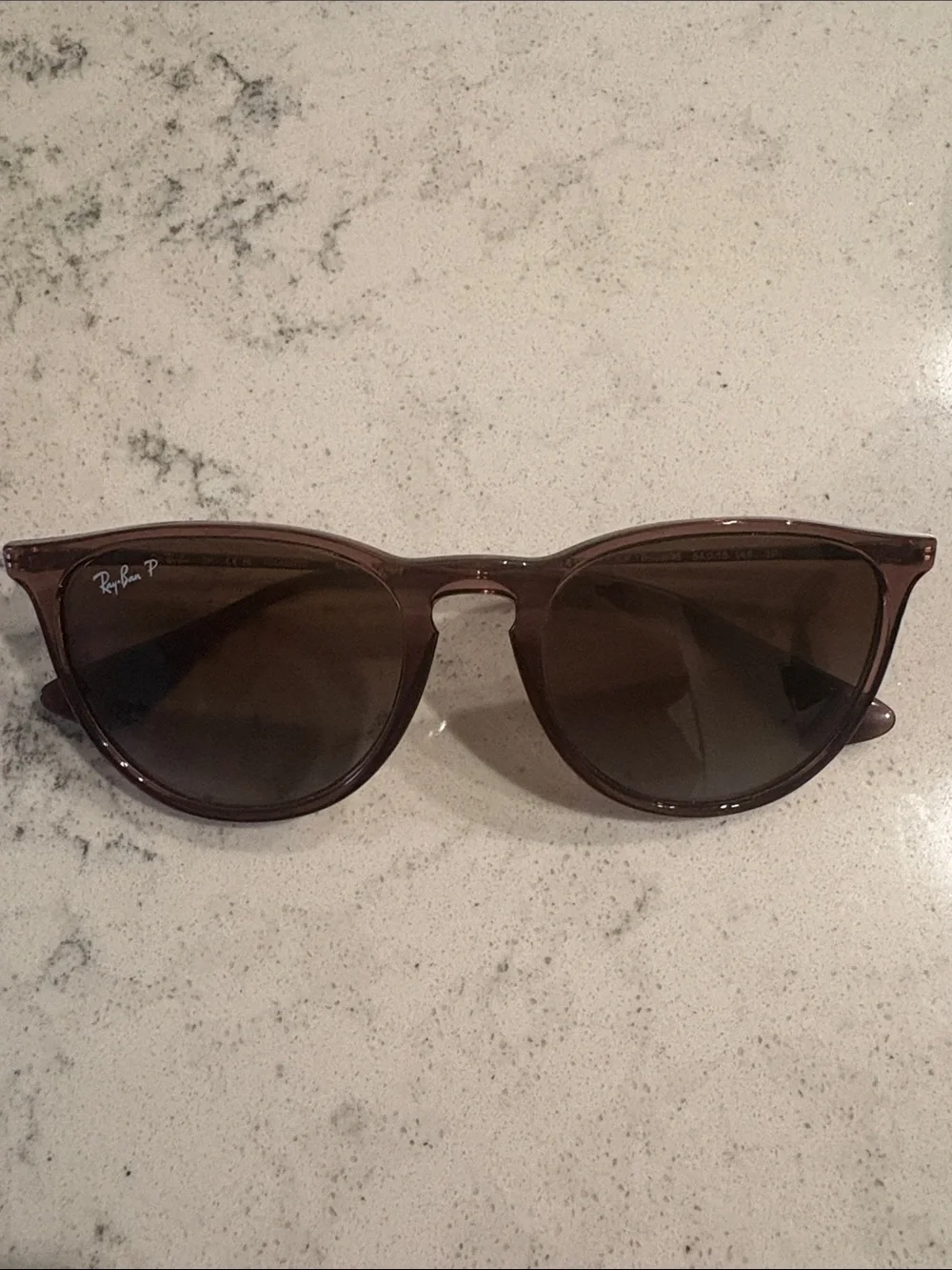 Ray-Ban ERIKA Dark Brown Sunglasses with Case